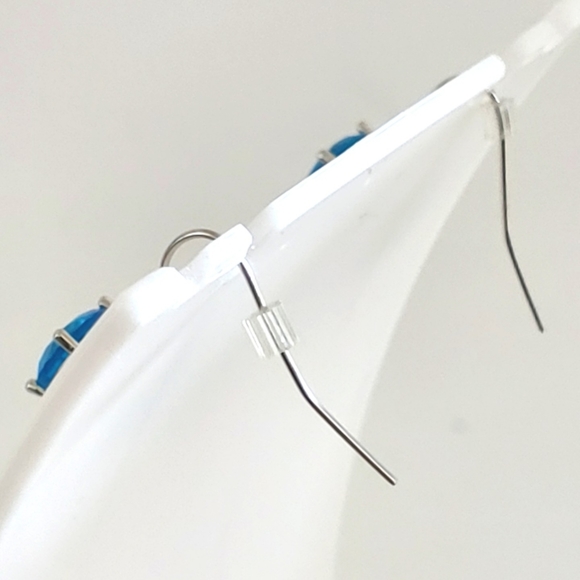 NWOT Blue Topaz earrings - Picture 6 of 6